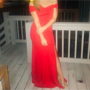 Unlisted Vibrant Red Maxi Dress